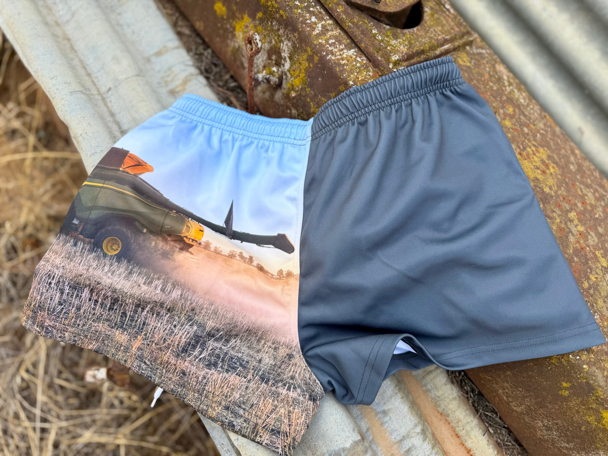 Narrain Grain Footy Shorts – Adults