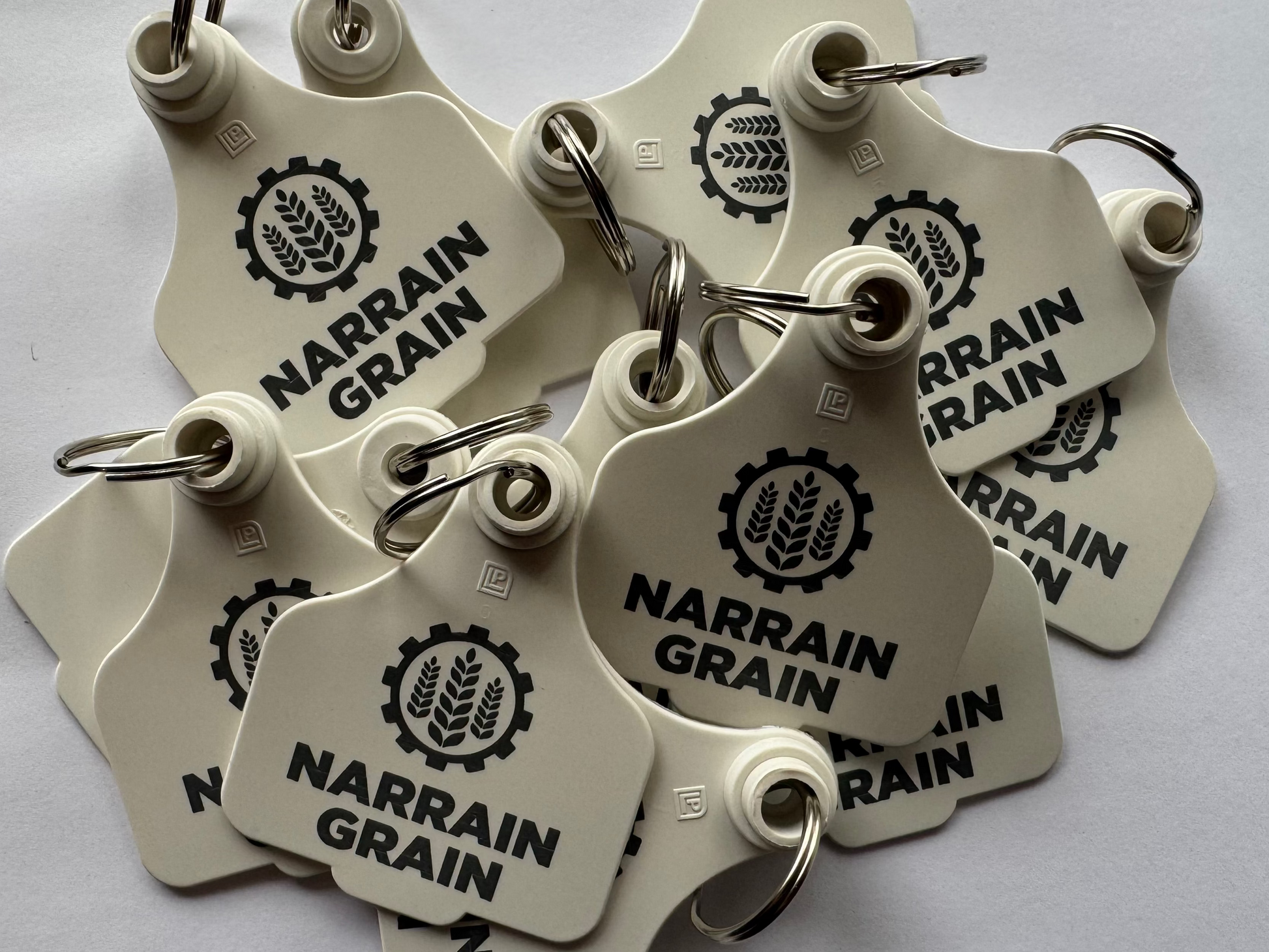 Narrain Grain Keychain – Cattle Tag