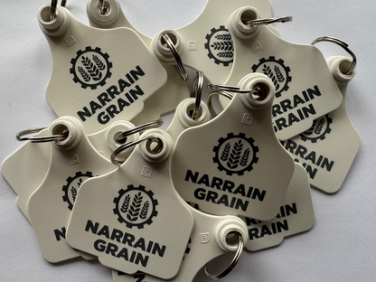 Narrain Grain Keychain – Cattle Tag