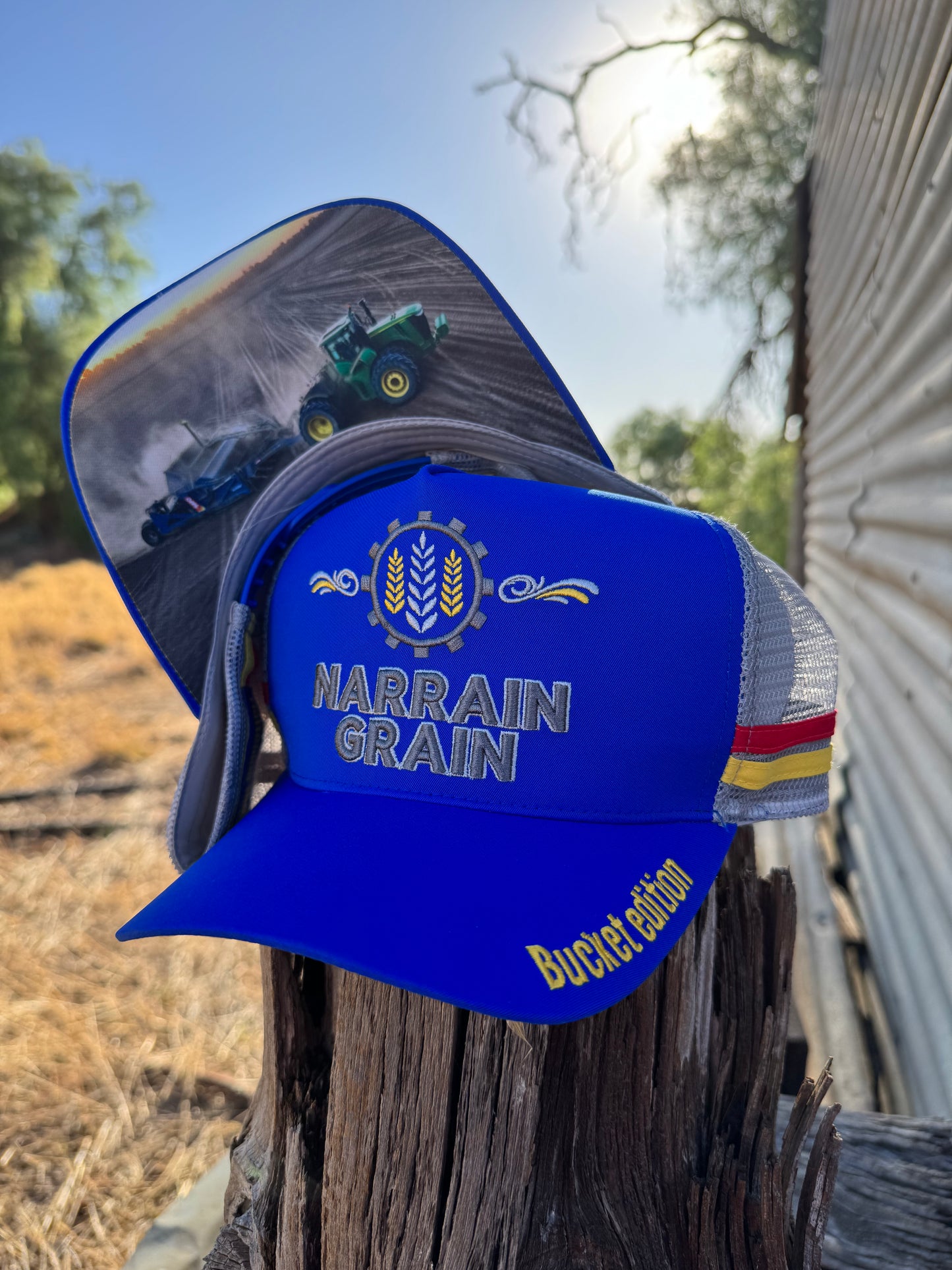 Narrain Grain Cap – Laser Bucket Edition