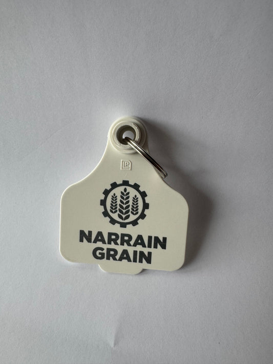 Narrain Grain Keychain – Cattle Tag