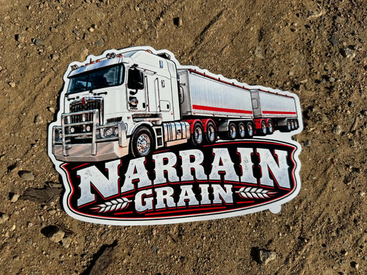 Road Train sticker in four pack